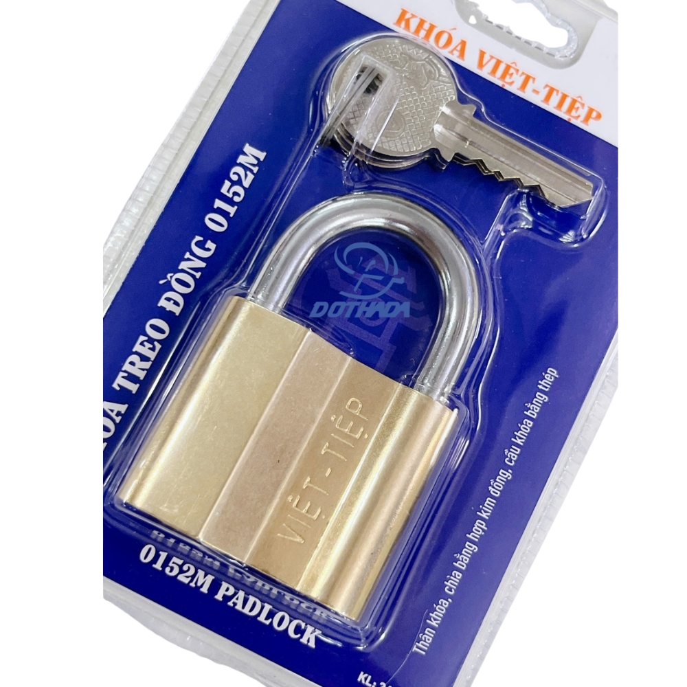 Ổ khóa treo đồng Việt Tiệp 0152M trung tại Phương Oanh Phú Quốc
